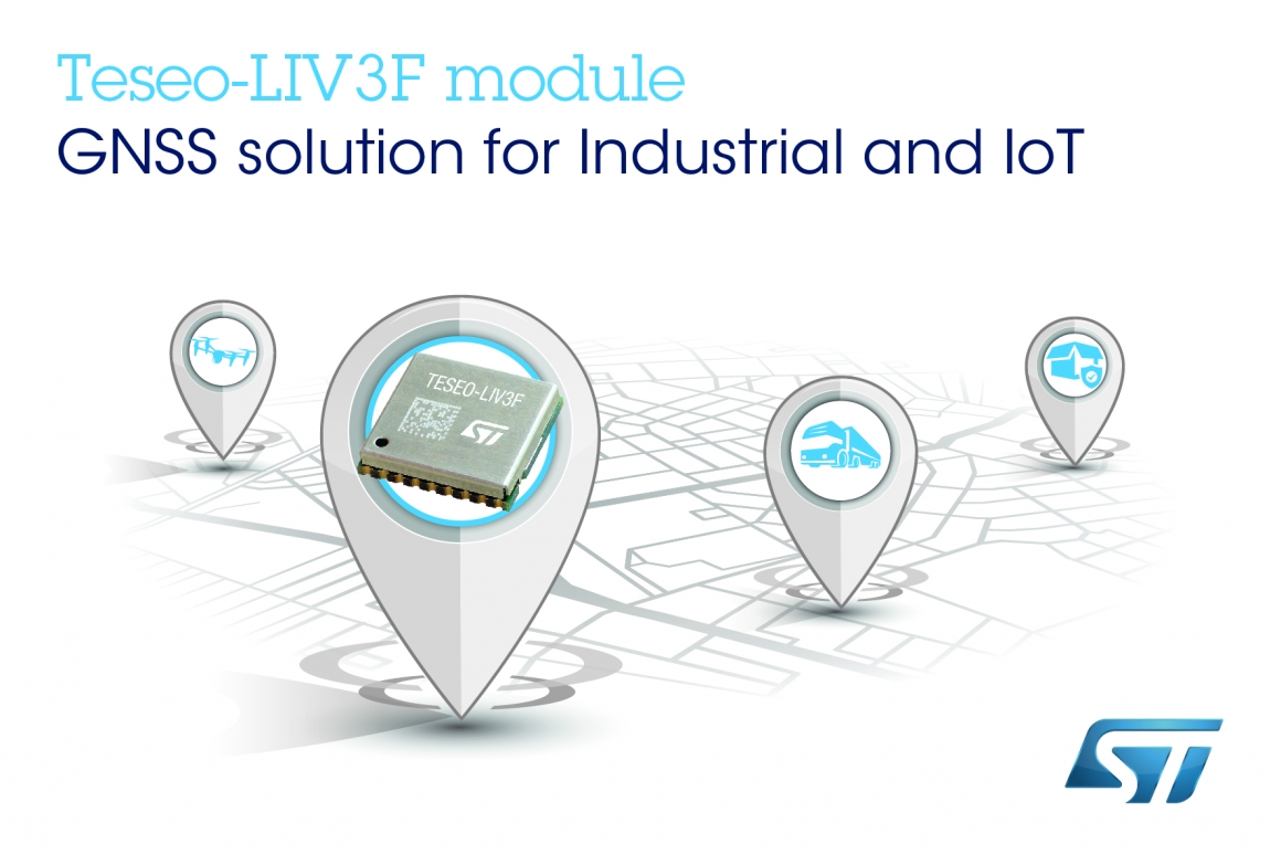 ST新闻图片 9月14日——经过行业检验的Teseo III芯片推出新模块，使意法半导体GNSS模块更加简单好用