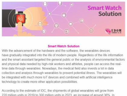 11月電子報: 智慧手錶解決方案